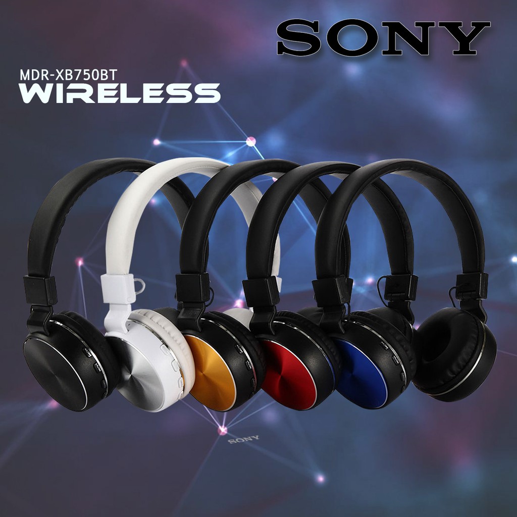 Sony MDR XB750BT Wireless Bluetooth Headphone Shopee Malaysia