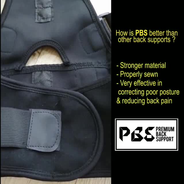 BACK SUPPORT PREMIUM - MEN Tulang Belakang Belt Backbone Posture ...