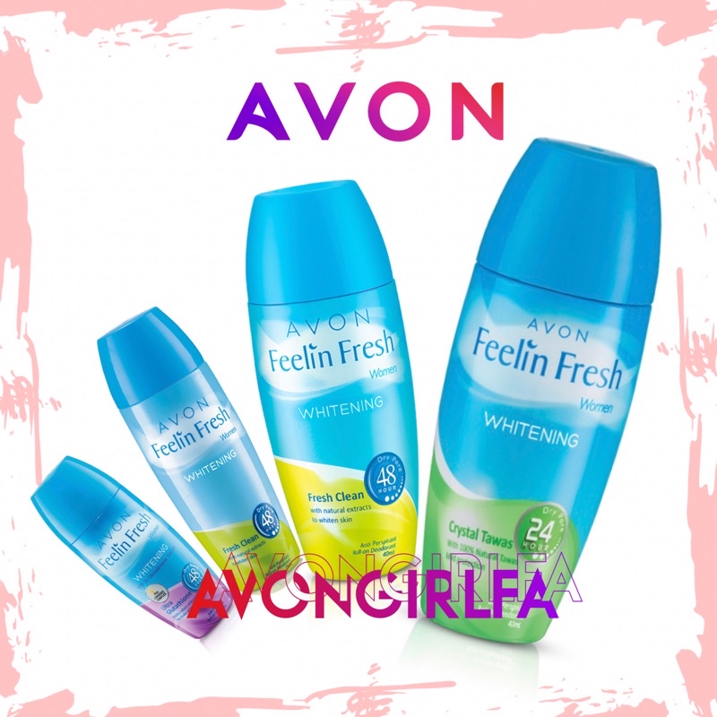 Avon 💯 Original Whitening Deodorant 40ml ROD | Shopee Malaysia