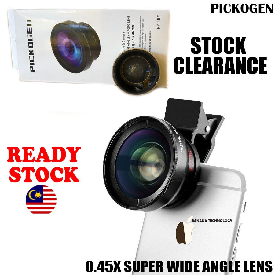 PICKOGEN Wide Angle And Macro Lens Fish Eye Lens | Shopee Malaysia