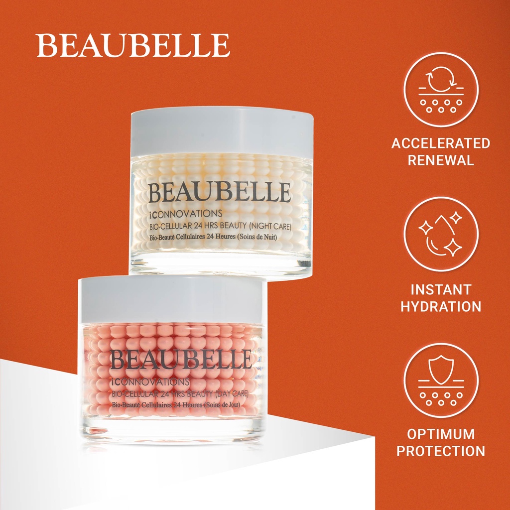 BEAUBELLE Bio-Cellular 24 Hrs Beauty Moisturizer Day/Night Care Great ...