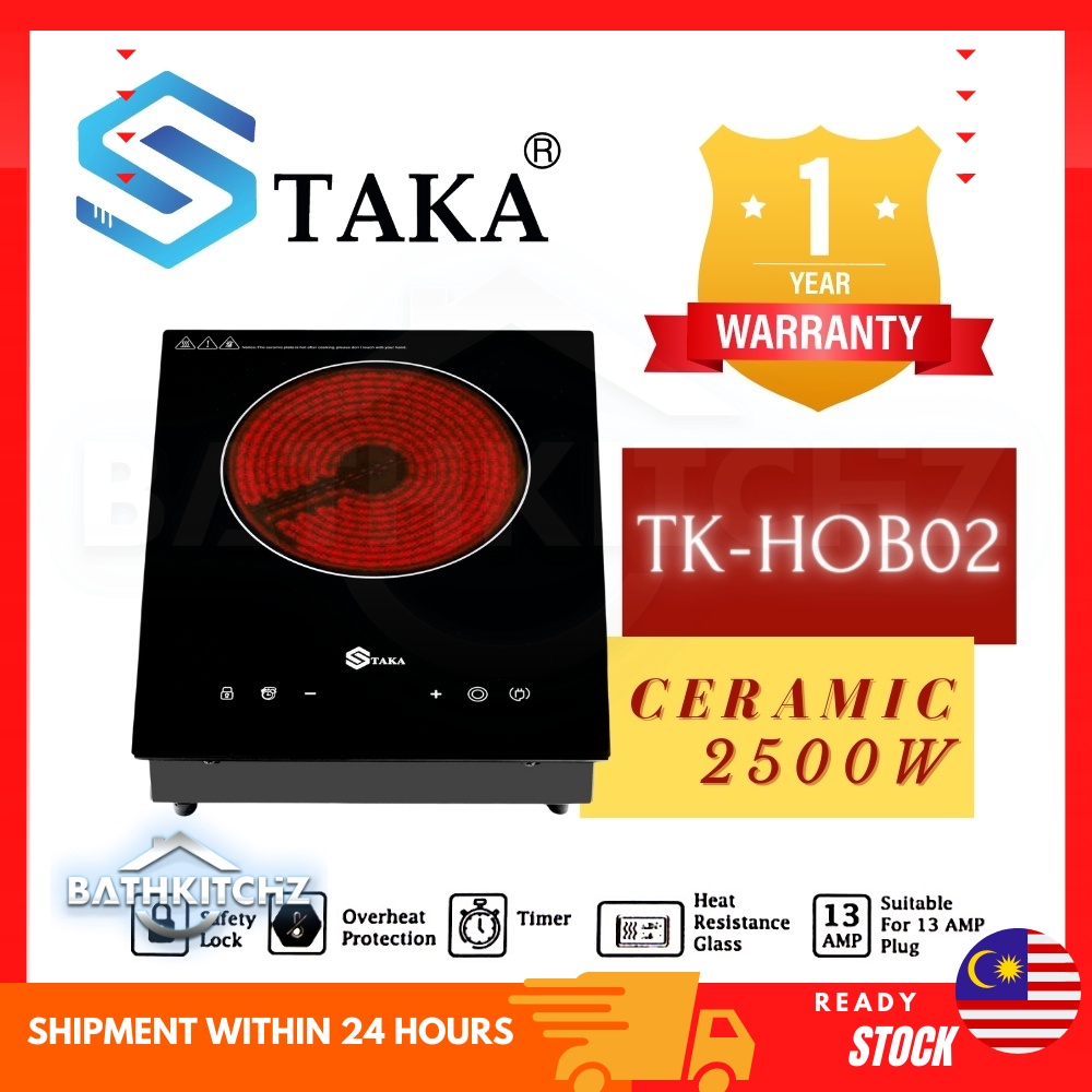 TAKA 2500W Ceramic Hob Cooker Electric Cooker Hobs Induction Cooker