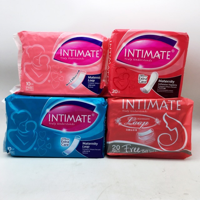 INTIMATE MATERNITY LOOP NAPKINS penjagaan selepas bersalin | Shopee ...