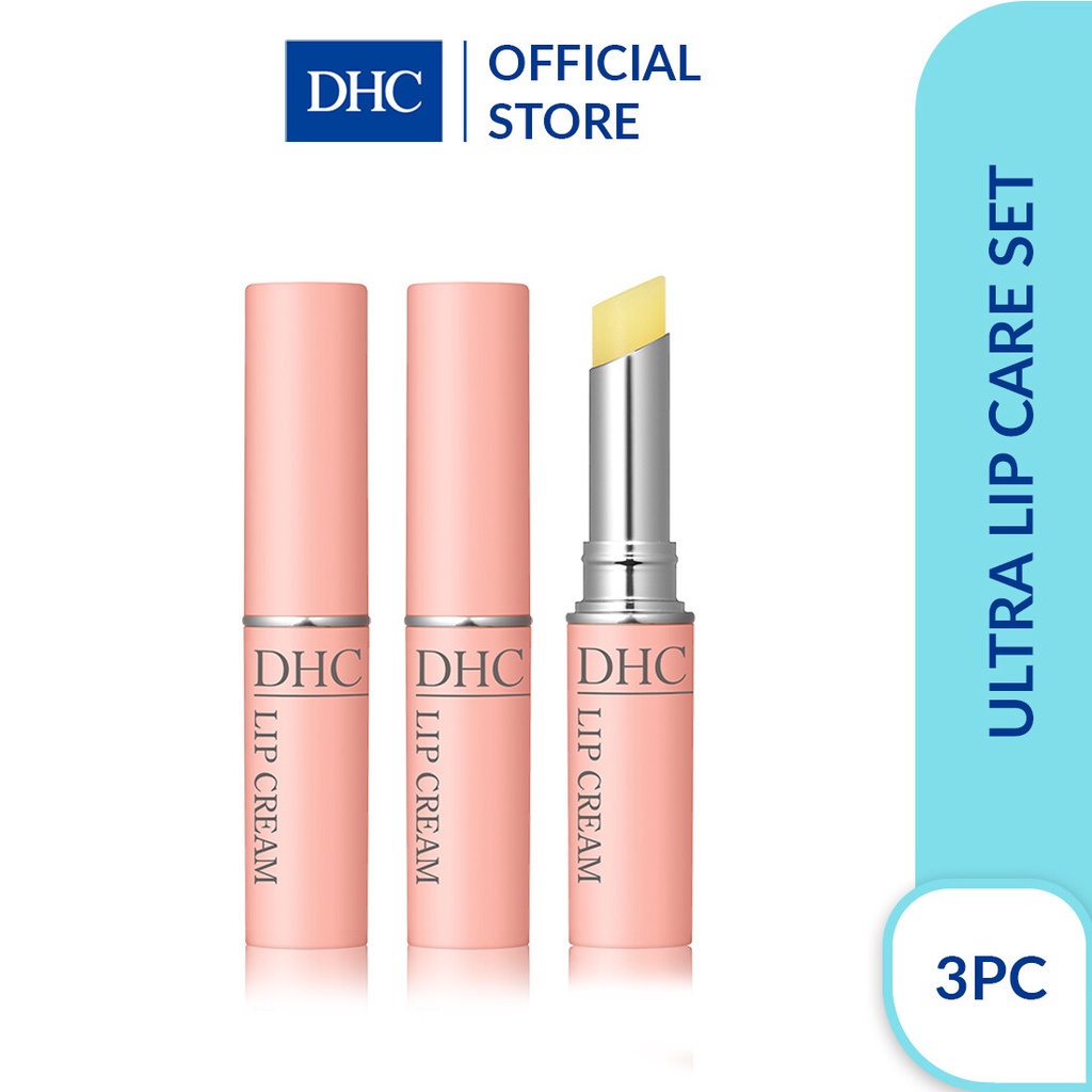 DHC ULTRA LIP CARE SET - Lip Cream for Treatment (3 x 1.5g) - Cracked ...