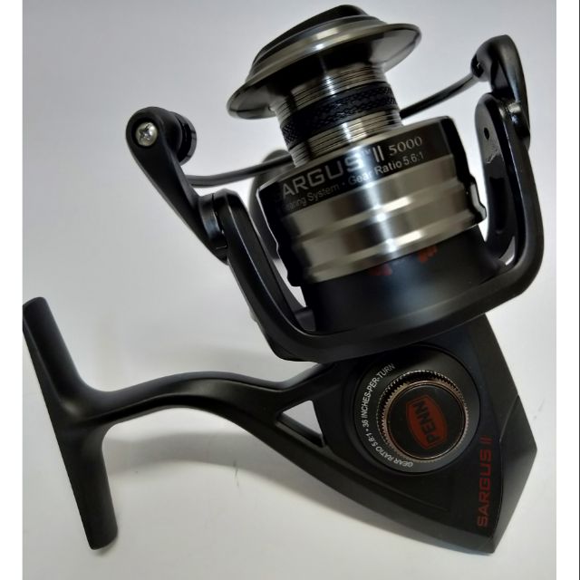 Penn Sargus II 5000 Spin Reel Box - Carrete De Pesca, Color Negro, S