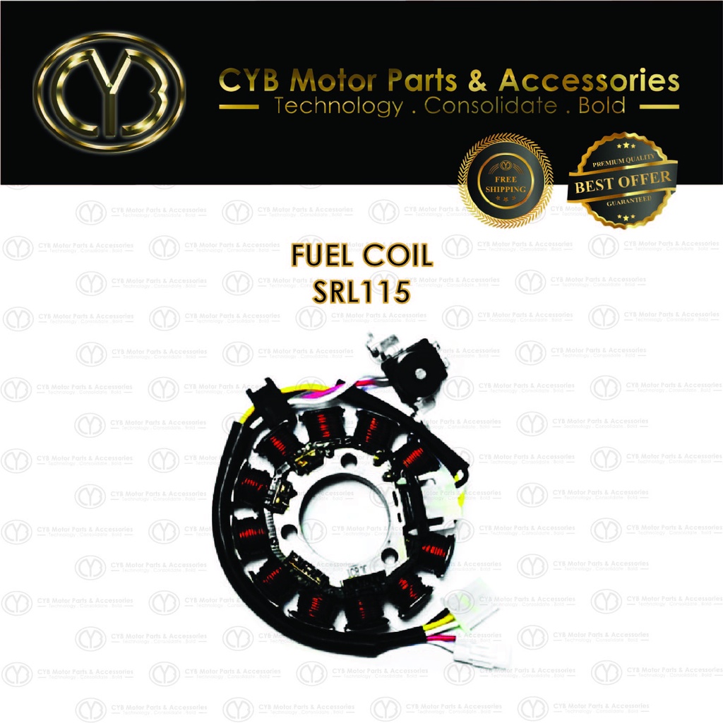 Fuel Coil YAMAHA SRL115 Stator Rotary Field Gegelung Medan Bahan