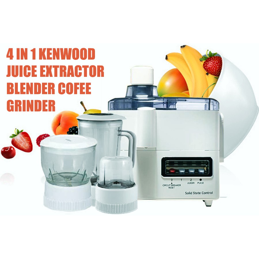 Kenwood juice extractor 4 store in 1