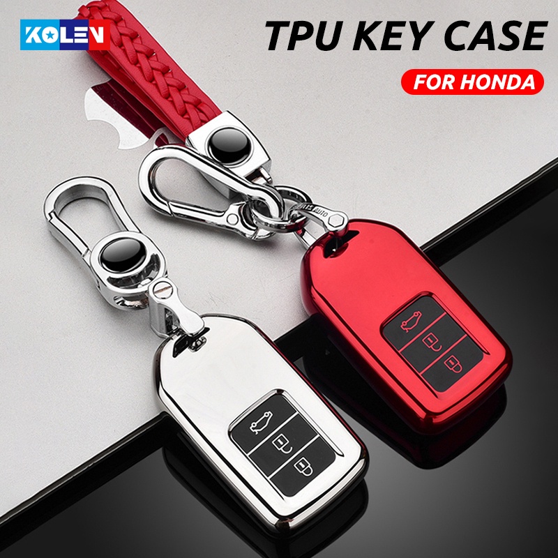 New Soft TPU Car Remote Key Case Full Cover Holder For Honda CRV Pilot ...
