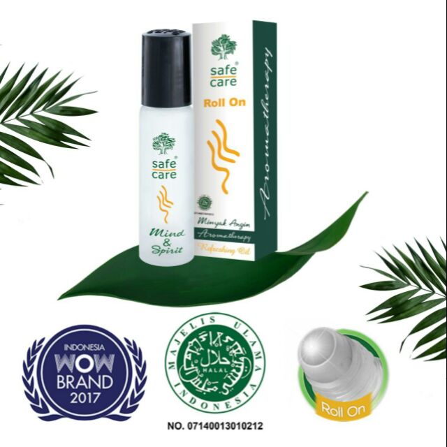 Safe Care Mind & Spirit Minyak Angin Aromatherapy Roll On (10ml