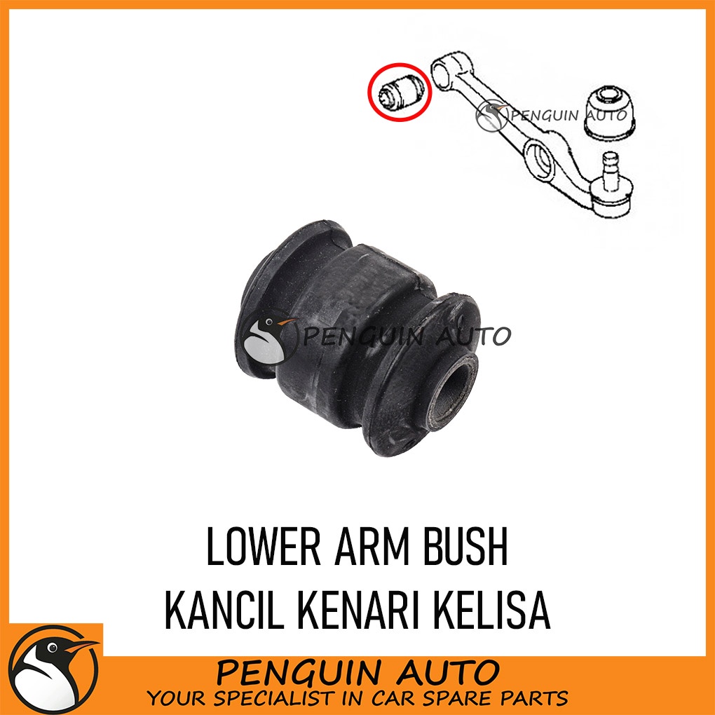 PERODUA KANCIL KENARI KELISA FRONT LOWER ARM BUSH SMALL 4865487203