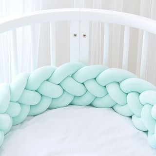 4-Strand Braided Crib Bumper / Bed Bolster