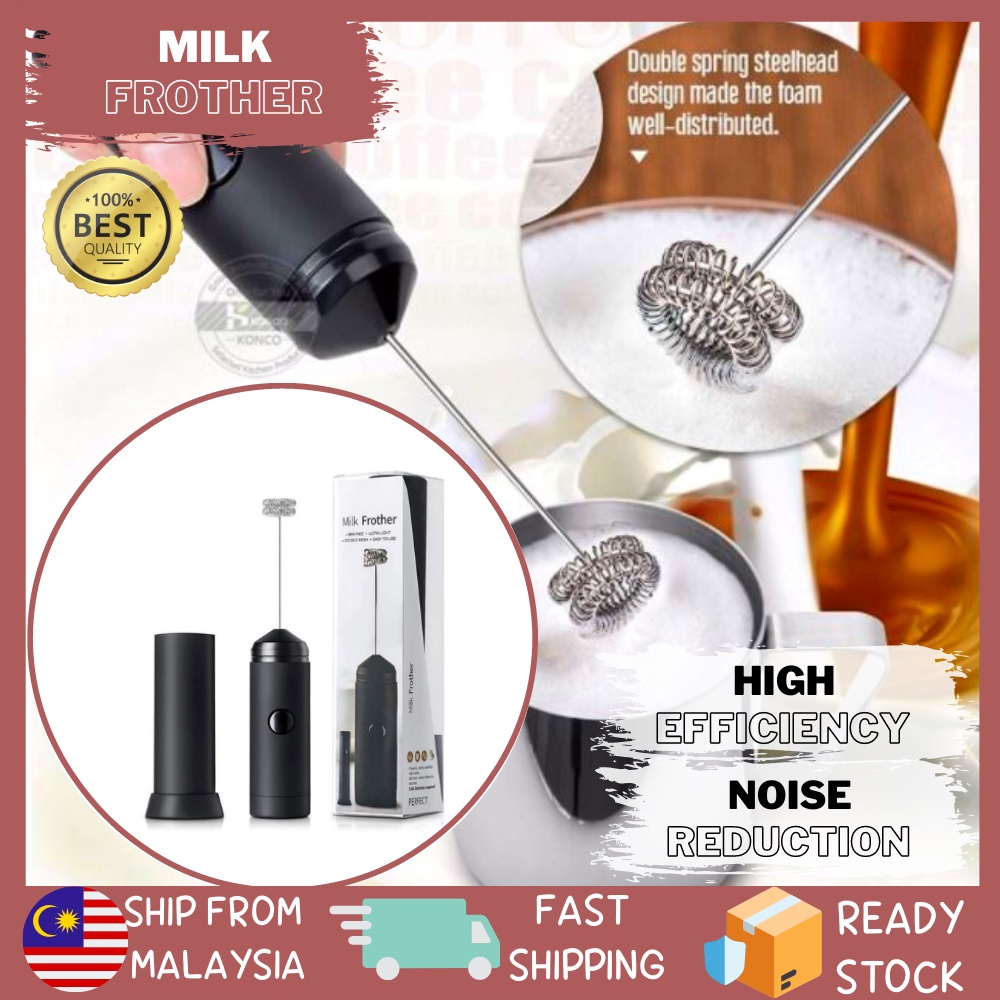 🔥READY STOCK🔥 Milk Handheld Cappuccino Frother Foamer Maker Latte
