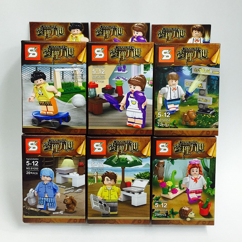 (6 in 1) Charlie IX Minifigure (Block bootleg) | Shopee Malaysia