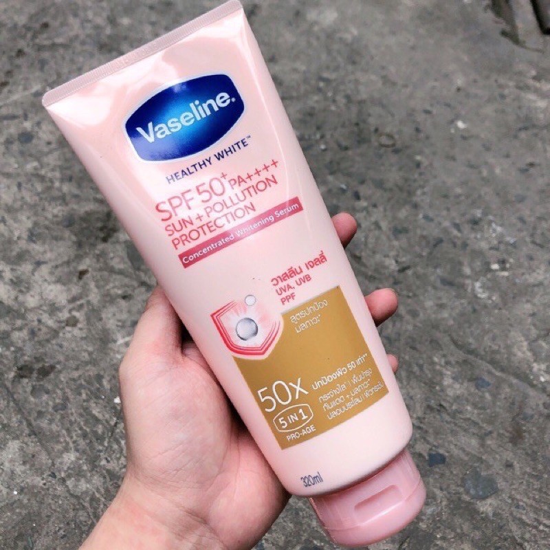 Vaseline Healthy White Sun + Pollution Protection Serum SPF50 + PA ...