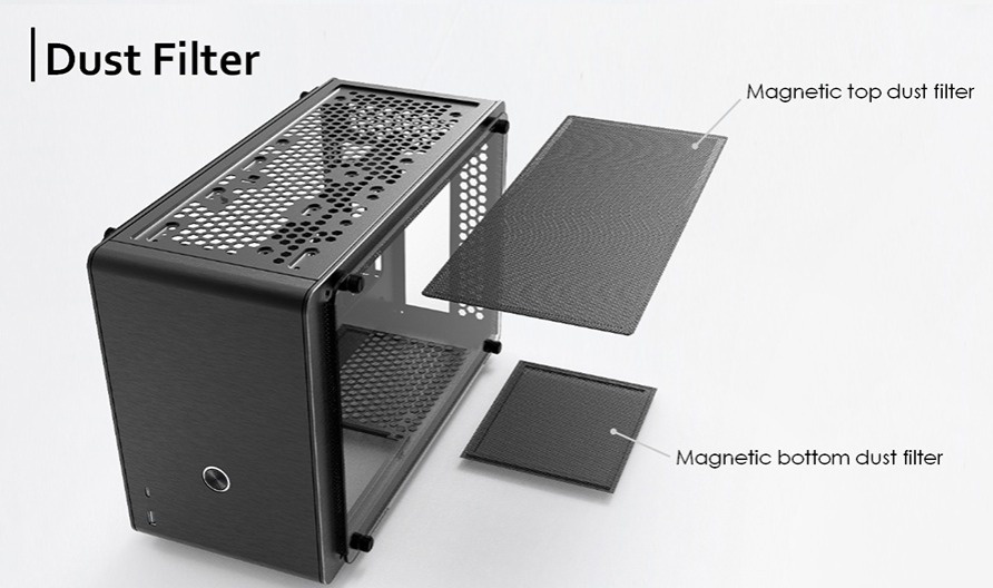 RAIJINTEK OPHION Series MINI ITX Casing Chassis Mini PC Case BLACK ...