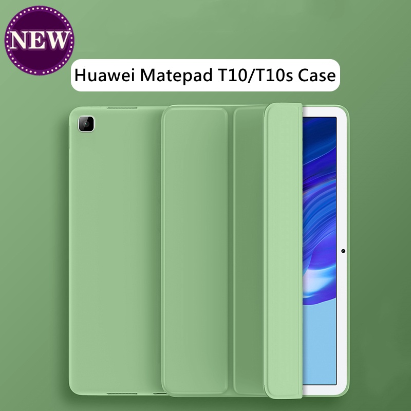 Custodia per Huawei MediaPad T3 10 Tablet 9.6 inch (AGS-W09 AGS-L09 AGS-L03) - Rotazione di 360 gradi Custodia protettiva completa per supporto,Con Penna Stilo, Pellicola Per Schermo (Black