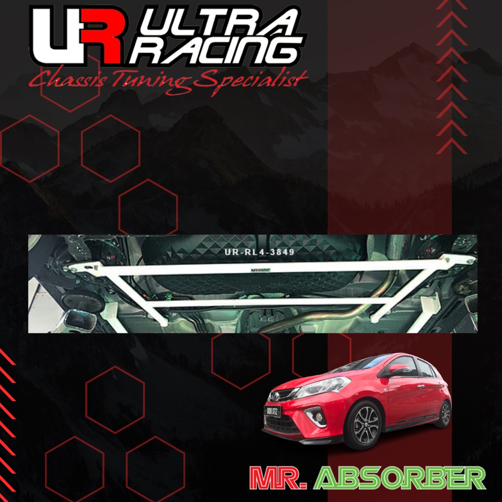 ULTRA RACING BAR MYVI MG3 2017ABOVE (M800) ANTI ROLL BAR FRONT STRUT