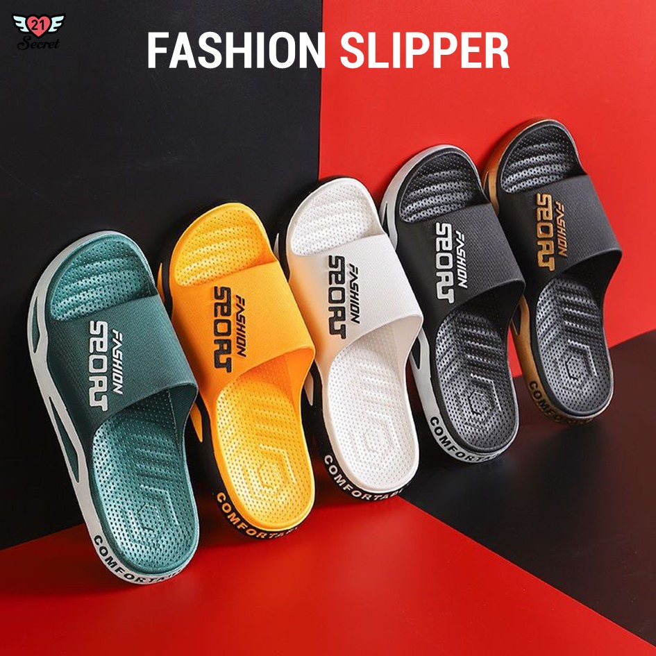 Fashion Slipper Extra Comfortable Unisex Slipper Sandal Selipar Kasut Shoe Slippers Kasut Lelaki Kasut Slipper Viral Shopee Malaysia