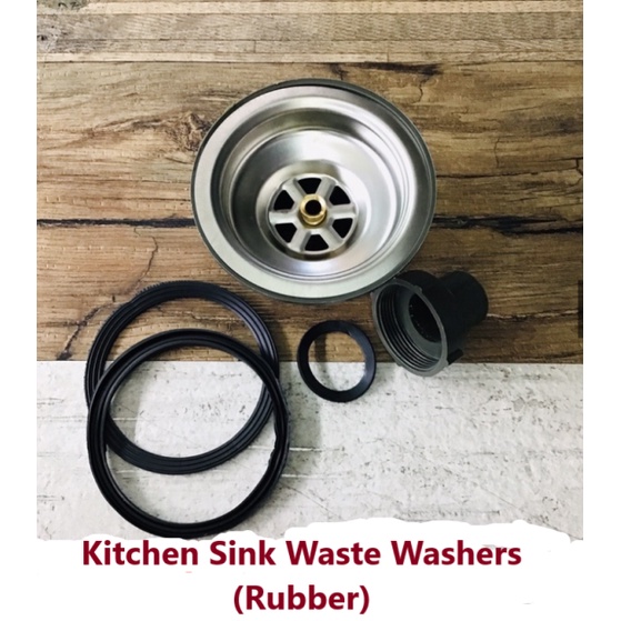 Replacement Kitchen Sink Waste Washers (Rubber) 100MM Pencuci Sisa Sinki Getah Dapur Gantian