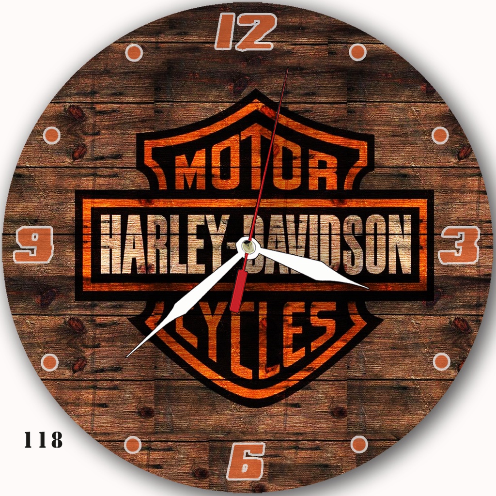 Harley DAVIDSON 118 MOTORCYCLE WALL CLOCK | Shopee Malaysia