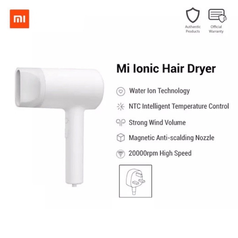 Xiaomi Mi Ionic Hair Dryer H300 | Shopee Malaysia