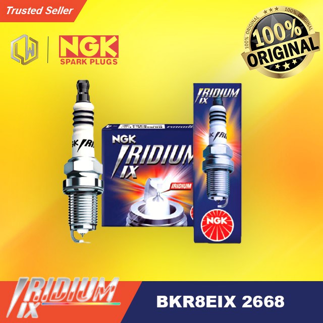 [Original] BKR8EIX 2668 (4Pcs) - Ngk Iridium Ix Spark Plug | Shopee ...
