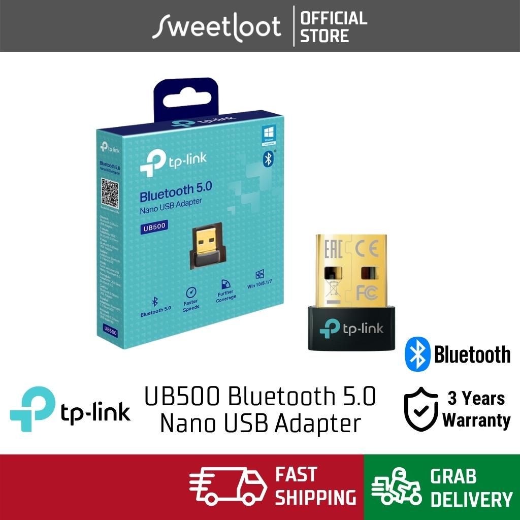 TP-Link UB500 Wireless Bluetooth 5.0 BT Nano USB Adapter for PC Desktop ...