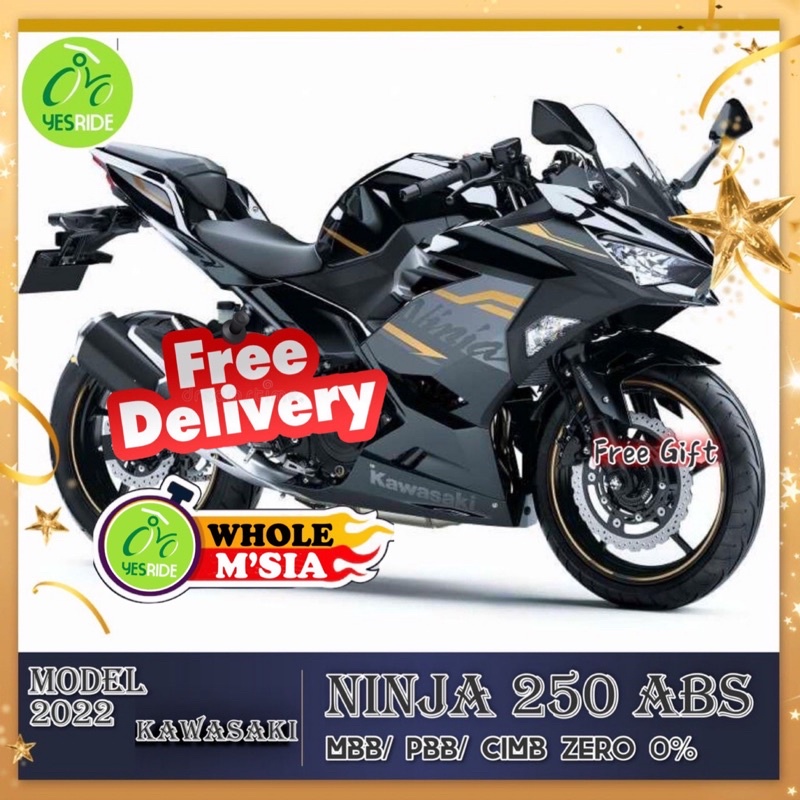 Kawasaki NINJA 250 abs new model Shopee Malaysia