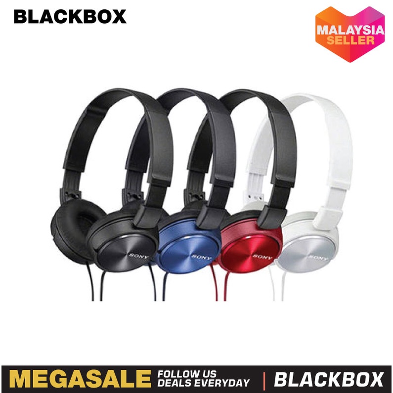 Sony Mdr Zx310 Foldable Headphones 1 Year Sony Malaysia Warranty Shopee Malaysia 7615