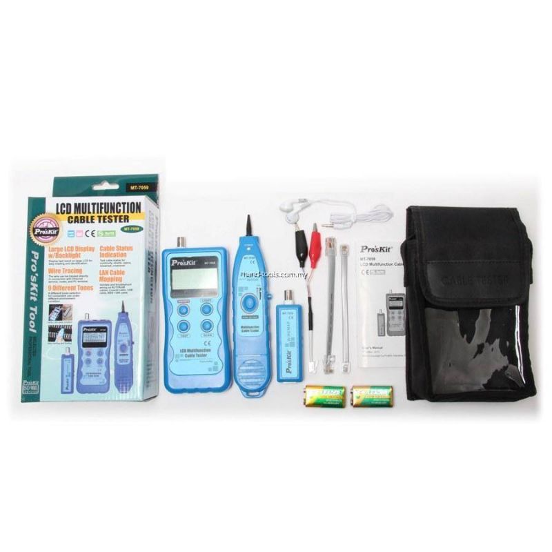 Proskit Mt Noise Filtering Network Poe Toner Probe Kit Mt