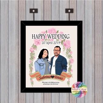 Custom Vector Cartoon UK 10R Frame (frame+print) | Shopee Malaysia