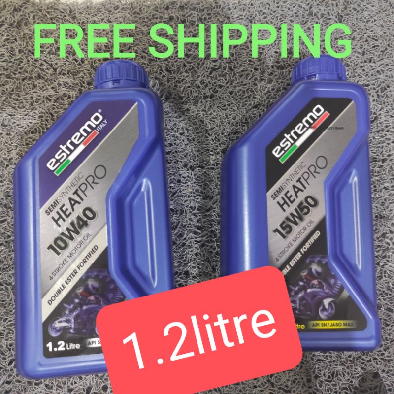 RSX RS150 100 ORIGINAL ESTREMO HEATPRO ENGINE OIL FULLY SEMI SYNTHETIC