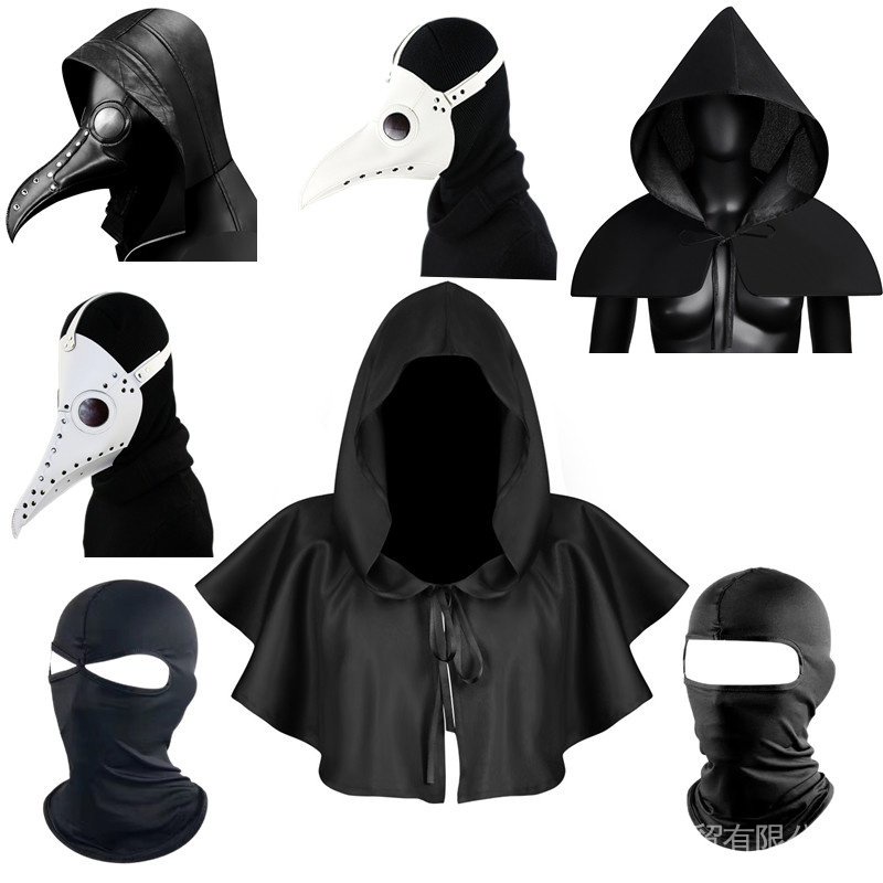 [womens Clothing Cos] Fast Shipping Halloween Cos Plague Doctor Crow