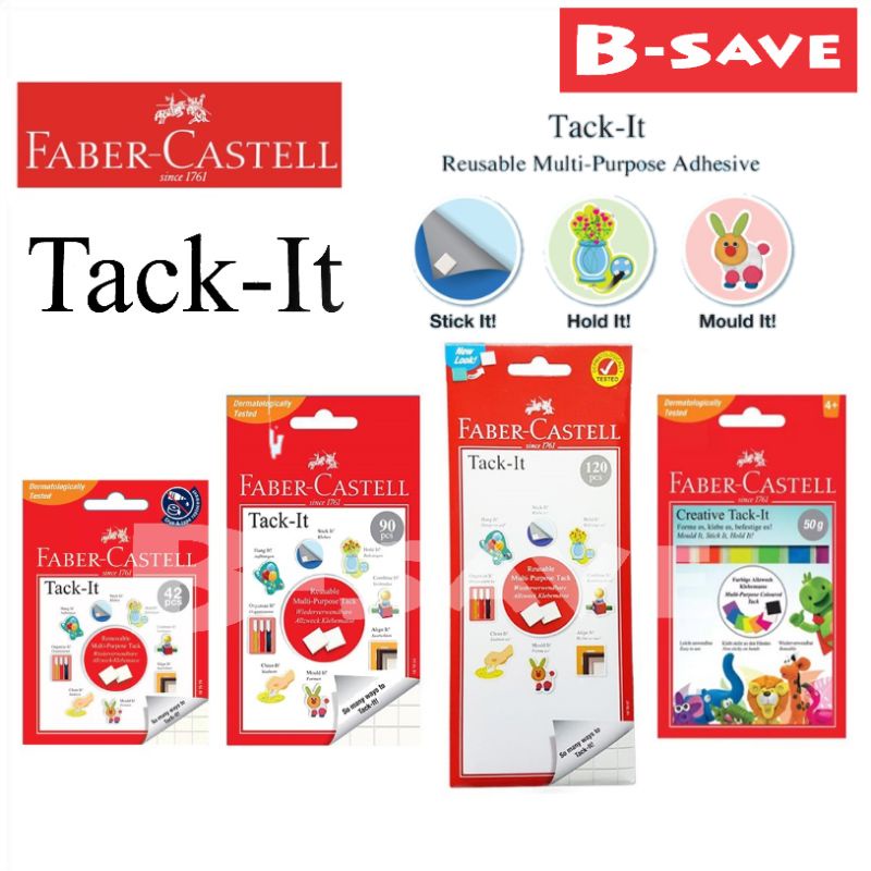 Tack-it adhesive, 75 g, white