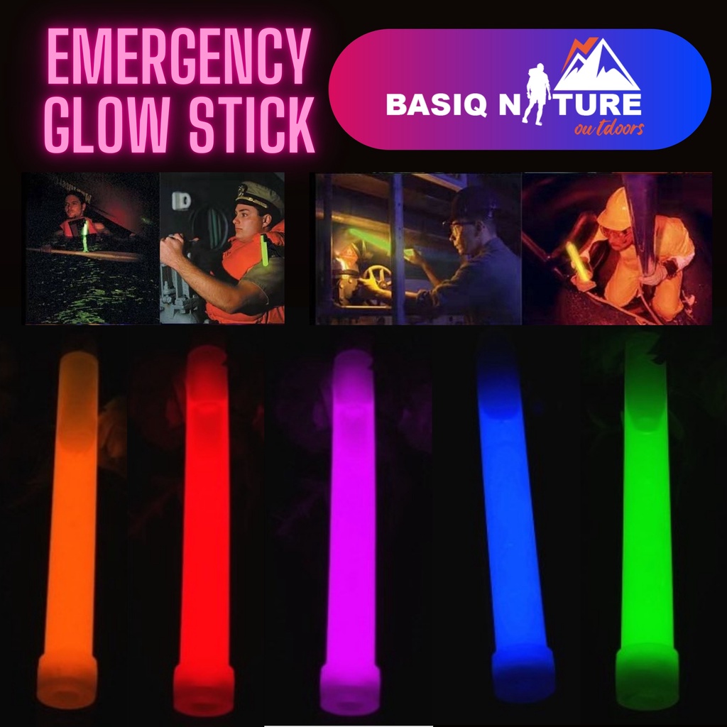 BasiqNature Glow Stick Emergency Rescue Camping Concert Light Stick