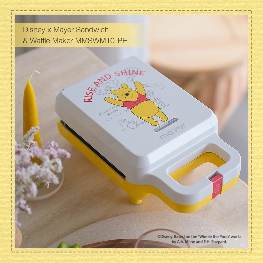 Mayer Disney x Mayer Sandwich & Waffle Maker Winnie the Pooh MMSWM10