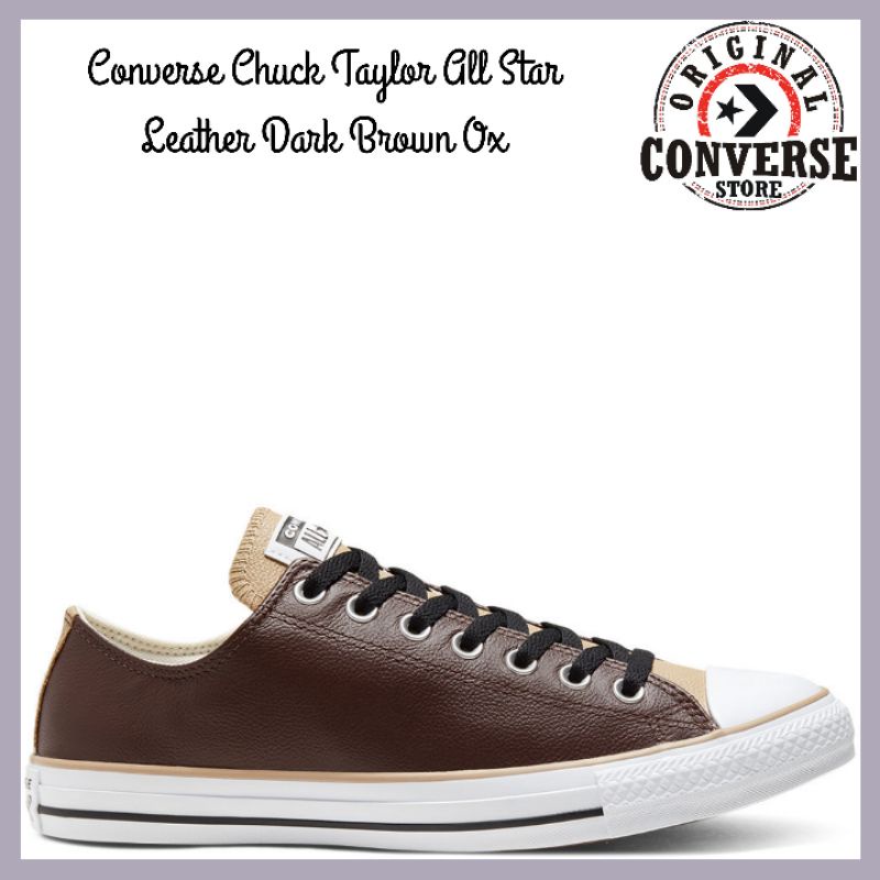 Are converse hot sale real leather