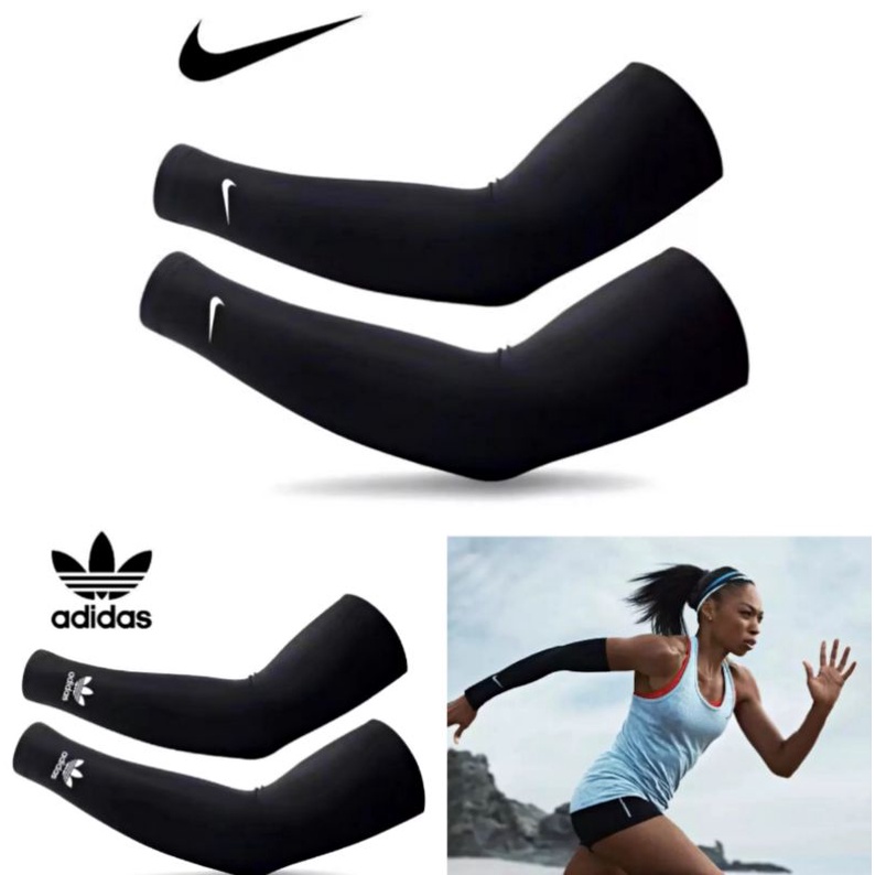 Nike Adidas Elite Pro Cooling Cycling Golf Arm Sleeve Anti UV Sun Protection Male Wome Sports Driving Long Sleeve Cuff Shopee Malaysia