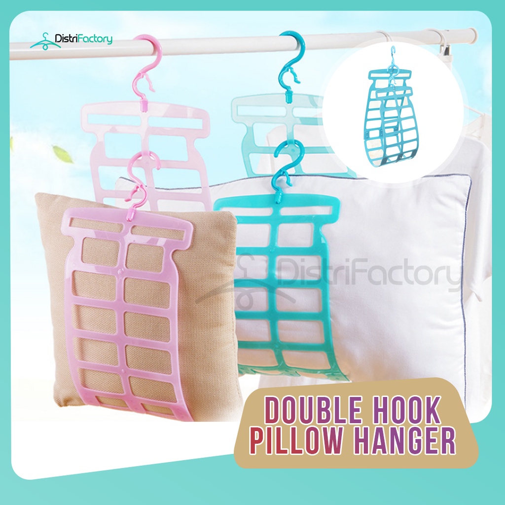 Multifunction Adjustable Pillow Drying Hanger Laundry Rack Doll Cushion ...