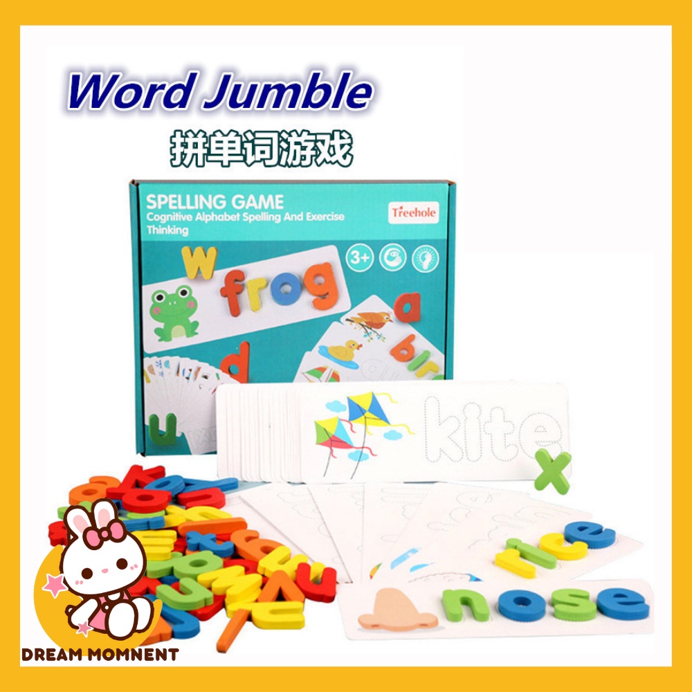 Treehole English Spelling Game Alphabet Letter ABC Montessori Early ...