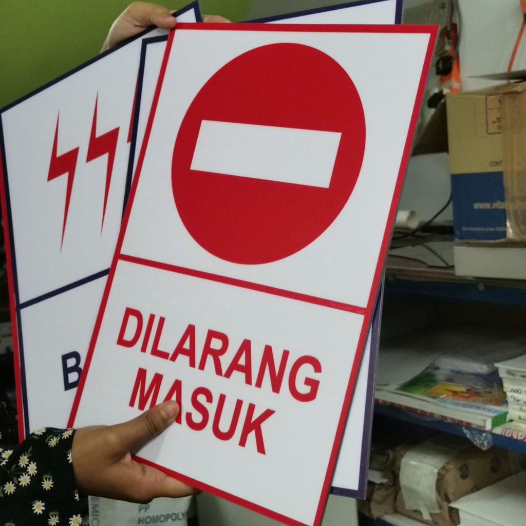 TNB Sign Dilarang Masuk, Bahaya Sign | Shopee Malaysia