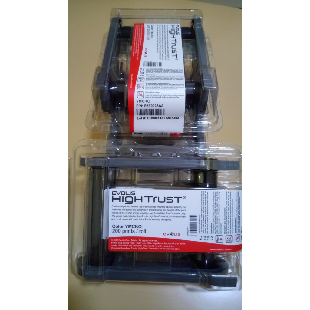 EVOLIS P/N: R5F002SAA, ORIGINAL, Card Printer Color Ribbon, for Zenius ...