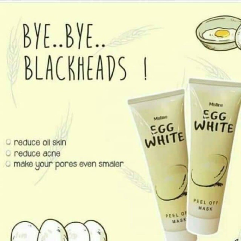 EGG WHITE MASK (REMOVE BLACKHEAD) Shopee Malaysia