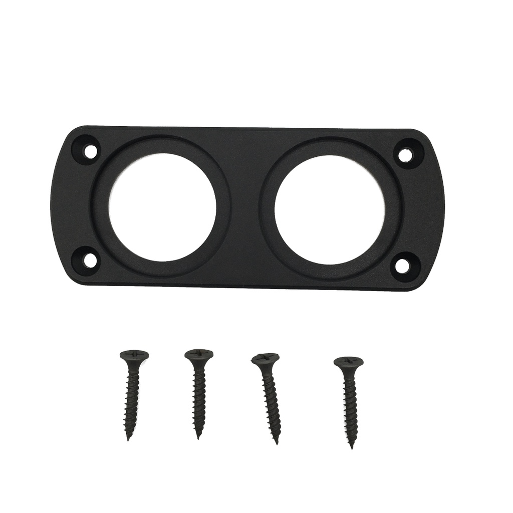 DIY Car USB Panel Charger Switch Voltmeter Power Outlet Socket