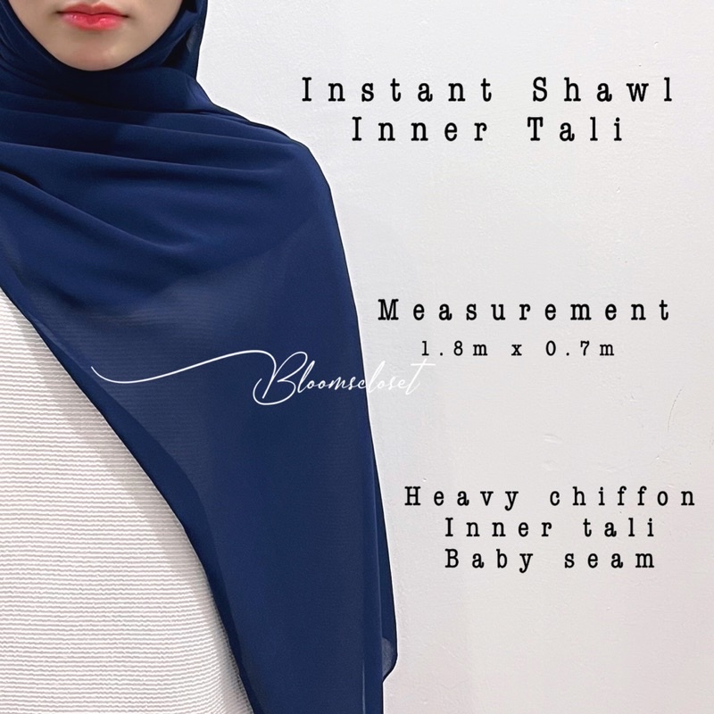 shawl tali chiffon