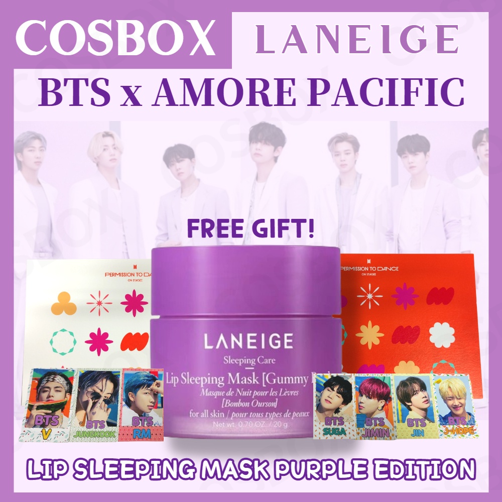 [LANEIGE] BTS x AMORE PACIFIC LIP SLEEPING MASK PURPLE EDITION (GUMMY