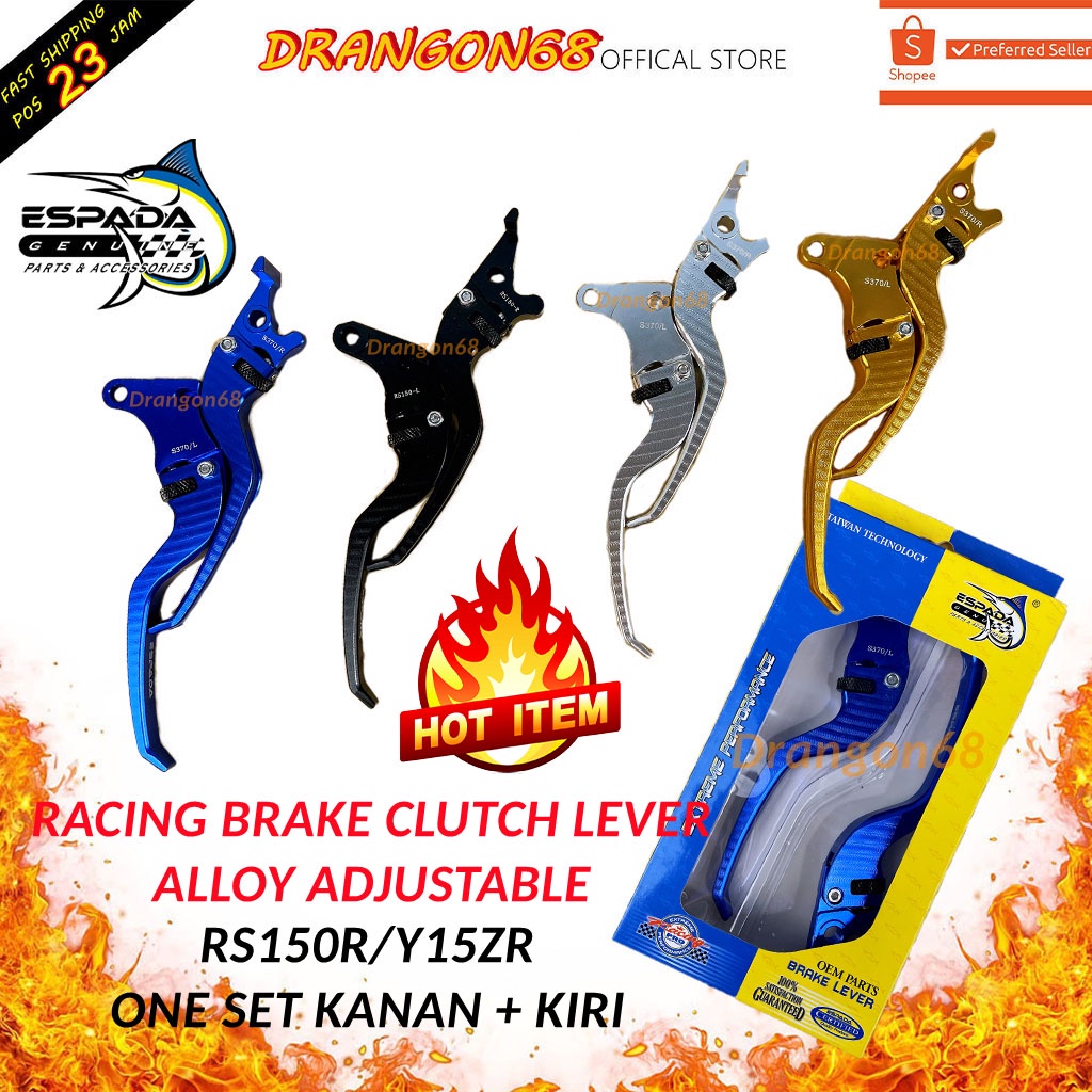 BRAKE LEVER ALLOY SET RS150/Y15ZR ESPADA Shopee Malaysia