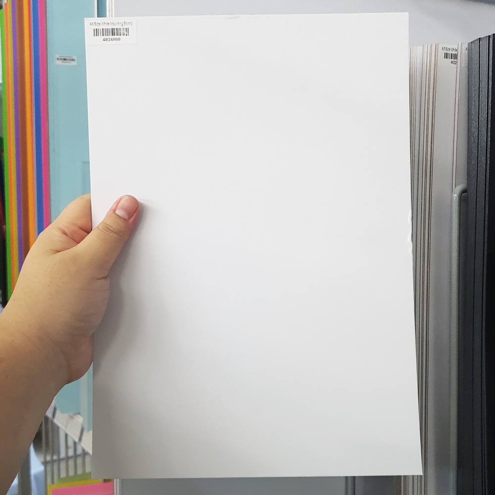 White Mounting Board A4, A3, A2, A1 Shopee Malaysia