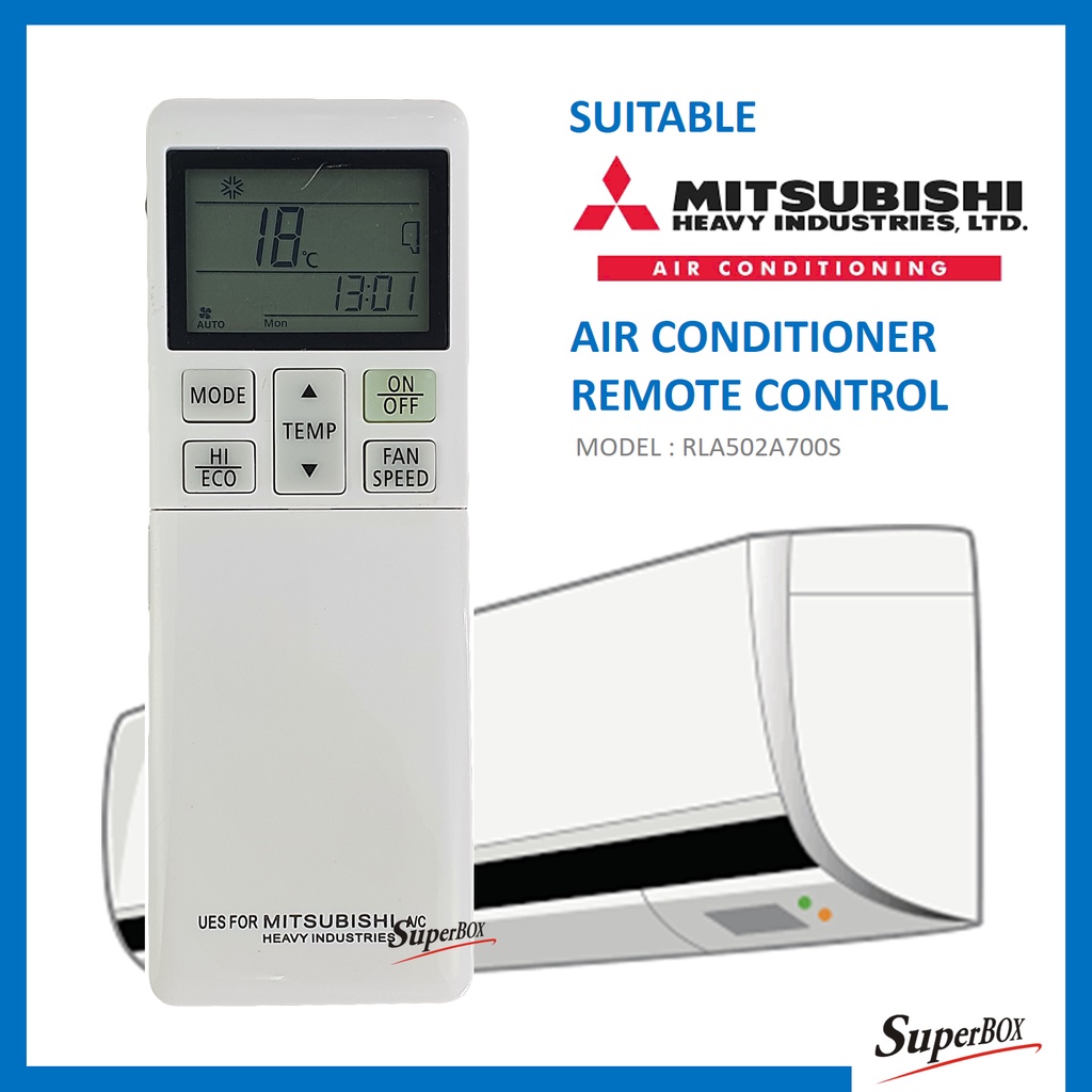 Replacement For Mitsubishi Heavy Industries RLA502A700S Air Cond ...