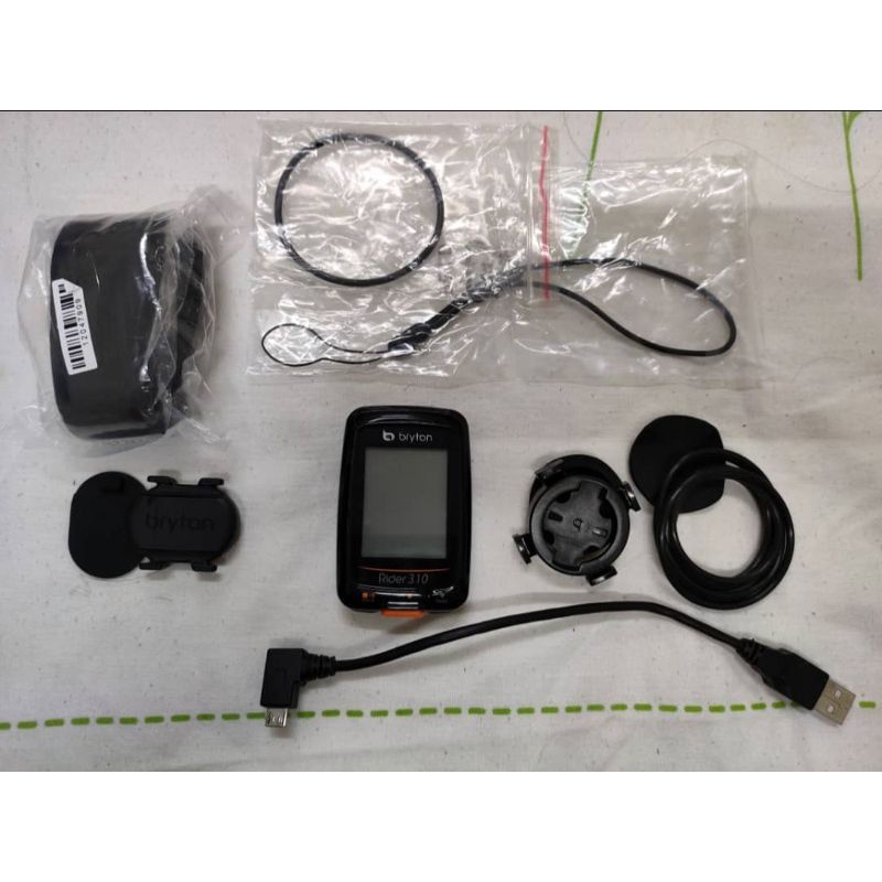 Bryton 310 Bike Computer + Cadence Sensor + New Heart Rate Sensor